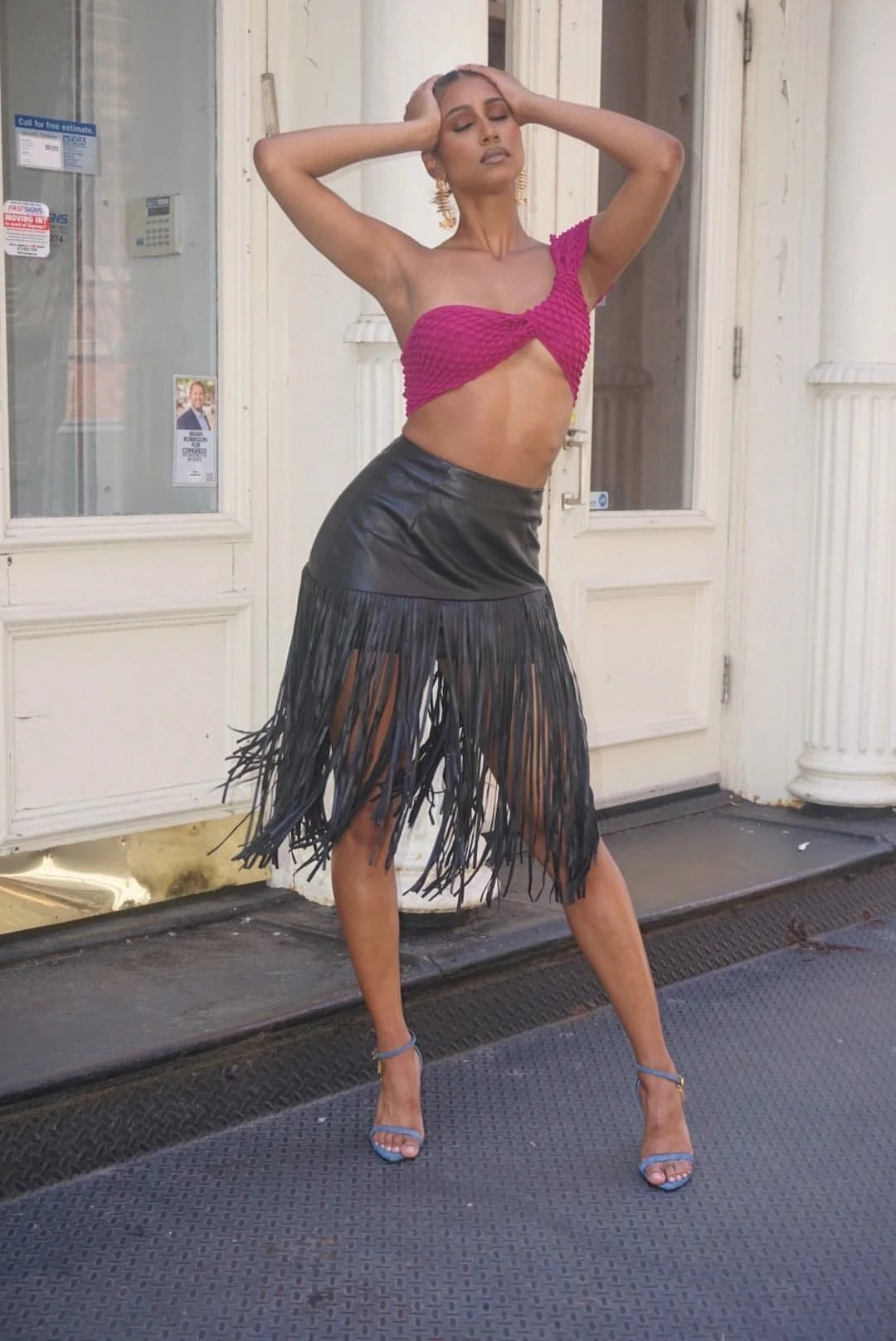 GSaints Model Showcasing Gigi Skirt